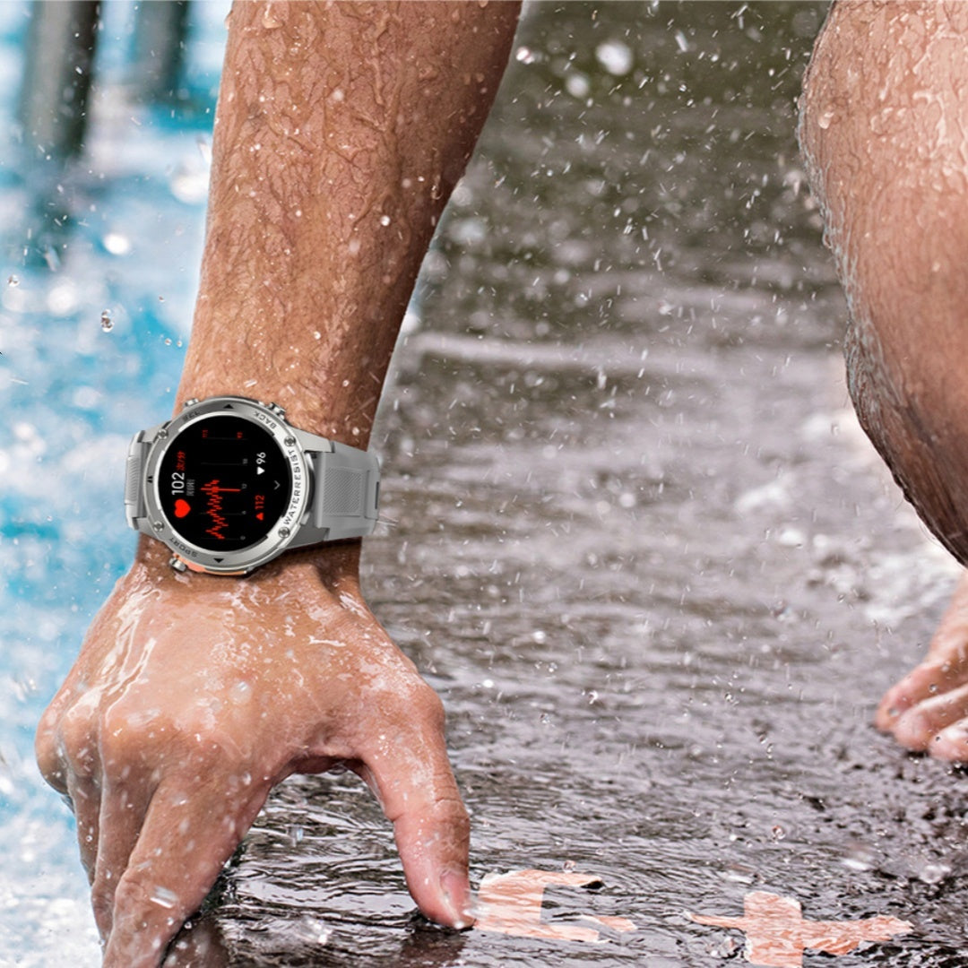 Outdoor Compass 5ATM Waterproof Watch